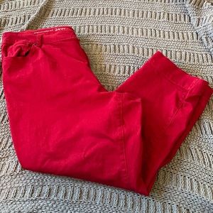 Wine/burgundy jeans. Size 24W